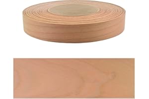 BRICOLEVA.IT Echtholz-Rand, Furnier, 50 lfm, Stärke 1 mm – Kanten nicht vorgeklebt – Höhe 35 mm – Farbe Tanganika