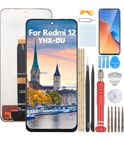 Vitre Arrière (cache Batterie) Pour Xiaomi Redmi 12 4G – Couleur Argent, Neuf, Fabriqué En France, Référence P-23065