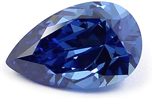 NEERUPAM COLLECTION Neerupam Sammlung Blau Farbe Zirkonia AAAAA lose Edelsteine ??Birne Form Zirkonia CZ Stein für Ring/Halskette/Ohrringe, Schmuck DIY, Schmuck Machen (2X3mm / 500pcs)