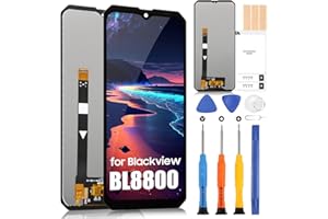 ARSSLY Ecran LCD pour Blackview BL8800 / BL8800 Pro 5G Écran de Rechange pour Blackview BL8800 6,85" LCD Display Tactile Touchscreen Digitazer Full Assembly avec Réparation Kit, Noir