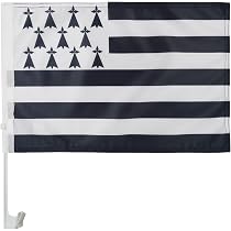 AZ FLAG Flagge Bretagne 150x90 Cm - Polyester Fahne Mit Metallösen Für Innen