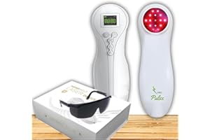 NRO® 600mW Terapia con láser frío Dispositivo para aliviar el dolor Luz roja portátil de mano 12x650nm + 3x808nm y función de pulso