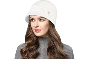 Wantonfy Damska czapka z dzianiny Baret Beanie czapka zimowa czapka z daszkiem na zimę ciepła czapka