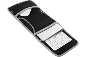 Hosoncovy Étui de transport portable à 3 couches pour clavier et souris Apple Magic Keyboard Première génération, deuxième génération