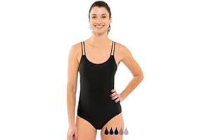 SORIO® - Costume da Bagno Mestruale Intero per Donna e Ragazza - Assorbente, Anti-perdite e Anti-Odore - Impermeabile e Discreto - Ciclo Medio - Piscina e Mare - Stella
