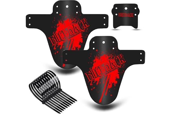 NICEDACK Garde-Boue, Pièce de Montagne Vélo Fender,VTT 26" 27,5" 29'' MTB Mudguard Avant et Arrière pour Vélo Mud Guard