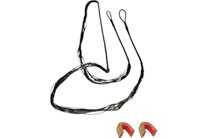 KESHES Dacron Austausch der Bogensehne Traditioneller Recurve-Bogen - Ersatz-Bogensehne 12,14,16 Stränge - Alle Längengrößen von 44"-68".