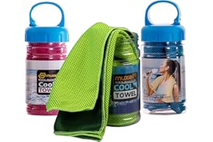 Muxel Cool Down Towel Lot de 3 serviettes rafraîchissantes pour le fitness, le sport