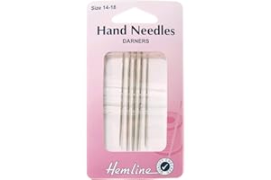HEMLINE Aiguille à repriser - Taille n°14 à 18 - Assortiment x 5 pcs