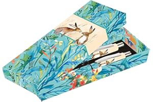 THE GIFTED STATIONERY CO. LTD. Gifted Stationery Kissing Hares Gift Boxed Pen Set Pair Of Pens In Gift Box