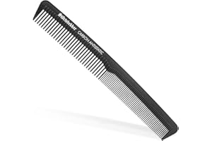 ‎STÖRTEBEKKER SHAVING ACCESSORIES NEU: Störtebekker® Premium Haarkamm Herren - Bruchfester Kamm Herren zweiseitig - Carbon Kamm Männer feine und gröbere Seite - 18,5cm Antistatischer Haar Kamm - Haarschneidekamm - Hair Comb