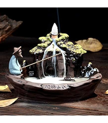 Porte Encens Fontaine En Céramique | Chakras Shop