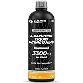 Apply coupon | Carbamide Forte L Carnitine Liquid 3300mg  Supplement For Men & Women | Mango Flavour With 30 Servings - 450ml