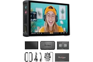 ‎PORTKEYS Portkeys PT5 III Kamera Feld Monitor 5,4" 800 Nits mit Touchscreen 3D LUT HDMI EIN/Ausgang 360° Color Grader Waveform Peaking False Color Stromversorgung über USB-C, für DSLR spiegellose Kamera