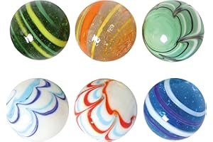 Bartl 110064 Lot de 6 billes en verre 30 mm