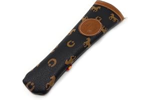 Space Home - Porta ventaglio con cerniera - Custodia a ventaglio in pelle - Custodia protettiva a ventaglio - Borsa protettiva