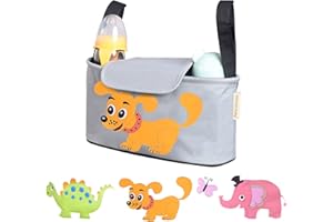 MIRACLE BABY Bolsa Organizadora de Cochecitos para Mamá,Bolsa Carrito Bebe Súper Liviana, Multifuncional de Gran Capacidad para Almacenar