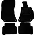 Tailored Car Floor Mats for Mercedes E Class W212 Facelift 2013-2016, Black Carpet, 4 Piece Set