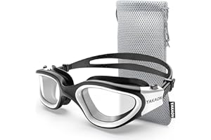 YAKAON G1 Swimming Goggles, Polarized/Non-Polarized Swim Goggles Anti-Fog for Men Women Adult