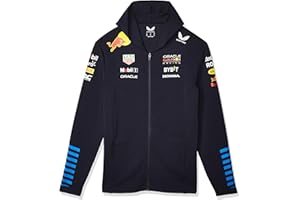 Castore Red Bull Racing F1 Men's 2024 Team Full Zip Hooded Sweatshirt