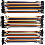 Kuman 120pcs Multicolored Dupont Wire 40pin Male to Female, 40pin Male to Male, 40pin Female to Female Breadboard Jumper Wire
