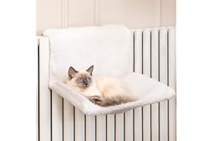 MARCO PAUL INTERIORS Marco Paul Radiator Cat & Dog Bed - Warm Fleece Beds, Basket Cradle Hammock for Small Pets, Soft & Comfortable