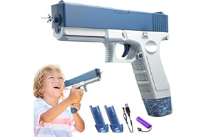 SPINNE LUCAS Pistola Agua Electrica Gran Capacidad, Pistola de Agua Electronica, Pistola de Agua Potente, Pistola de Agua Niños y Adultos, Adecuada para Piscina de Verano y Playa