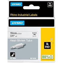 DYMO Rhino Industrie-Etiketten - 19 Mm X 5,5 M Schwarz Auf Orange, Selbstklebend & Wetterfest