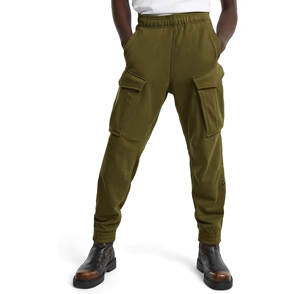 G-STAR Herren Premium Core Type C Sweat Pants – Slim Fit, Abgerundeter Saum, Rippbund, Mit G-Star Stickerei