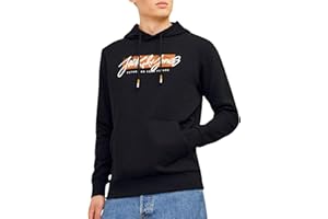 Jack & Jones Male Kapuzenpullover Plus Size Logo Kapuzenpullover