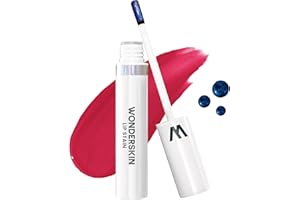 Wonderskin Wonder Blading One Step Lip Stain Masque, Long Lasting Stain & Go Lip Tint Color, Transfer Proof, Matte Finish, Waterproof Formula (First Kiss Masque)