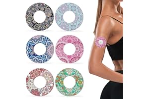 CJQRL 12 Pièces Protection Capteur Freestyle Libre 2, Patch Capteur Freestyle Libre 2, Patch de fixation pour capteurs, Imperméable et respirant(Ne s'applique pas à Libre 3)(2)