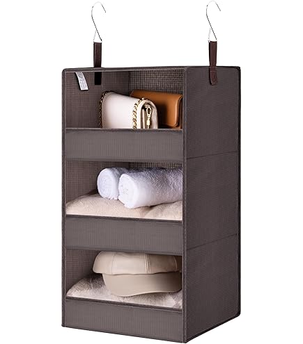VidaXL - Confezione Da 2 Organizer Appendiabiti A 10 Ripiani, In Tessuto, 30x15x120 Cm, Soluzione Salvaspazio Per Armadio, Nero/bianco