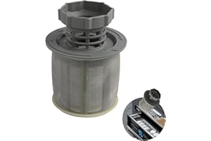 FLLYVLY Premium Mikrofilter Feinsieb Set Kompatibel mit Geschirrspülern von Bosch, Siemens, Neff, Bauknecht, Gorenje, Ikea, Balay, Privileg, Philips, Constructa, Imperial, Küppersbusch, Hugo, Quelle