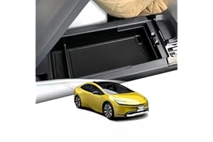 MEDZUK Console Centrale Compatible avec Toyota Prius 5 XW60 2023-2025 2026 Boîte de Rangement de Voiture, Boîte à Gants Accoudoir Organisateur Plateau Accessoires