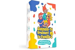 Oh Happy Games - Connais-tu Vraiment ta Famille? Le Jeu Familial délirant Plein de devinettes, quizz et défis pour découvrir Qui connait Le Mieux la Famille!