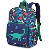 Dinosaur Backpack,RAVUO Cute Lightweight Small Backpack for Little Kids Boys Kindergarten Preschool Bookbag Toddler Backpack