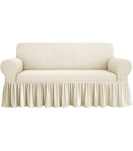 Blanc Mariclò Copripoltrona Elasticizzato Shabby Chic Tortora - Les Petites Folies