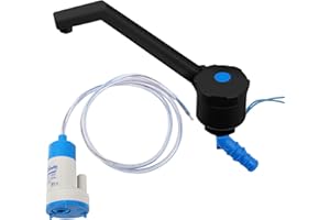 BARWIG Novo Rubinetto da 12 V con pompa a immersione per camper, roulotte, in plastica ABS, altezza 135 mm, 90 g, nero