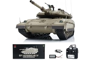 TOUCAN RC HOBBY 1:16 IDF Merkava MK IV RC Tanque de batalla principal Heng Long 3958 Tanques de control remoto modelo