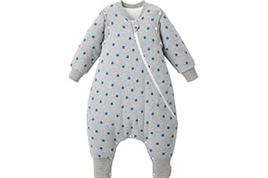 Duomiaomiao Sleeping Bag With Feet, Soft Cotton Baby Sleep Sack