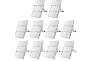Viugreum Faretto LED da Esterno 300W 10 Pezzi, IP66 Resistente all'acqua Faretti LED da Esterno, Luce Di Sicurezza 30000LM, 6500K Bianco Freddo, Super Luminoso Esterno led per Giardino, Magazzino