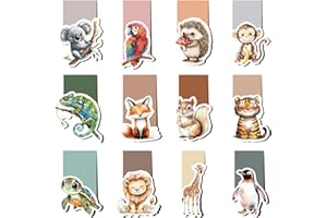 HAPPIRRA Magnetyczna zakładka dla dzieci, małe prezenty dla dzieci, upominek na urodziny dziecka, 5, 6, 7, 8, 9, 10 lat, prezent urodzinowy dla dzieci, prezent pożegnalny dla uczniów, wypełnienie rożka