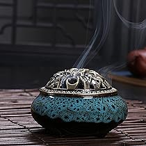 Ceramic Home Decration Incense Sticks or Cones Burner Porcelain