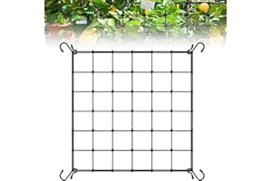 Coffee Life Plus® Rete Scrog, 40/60/90/120CM, Tenda per Piante Elastica, Supporto per Piante da Tenda, Traliccio Con 4 Ganci (60x60cm)