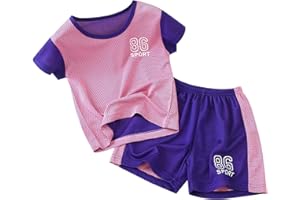 GENERIC Camiset Baloncesto Niño,Conjunto Baloncesto Niño 2 Piezas, Equipación Baloncesto Niños Sin Mangas, Camisetas de Baloncesto para Niños + Pantalones Cortos, Trajes de Baloncesto 4 a 14 años