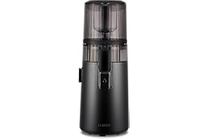 ‎HUROM Hurom H70FT Neuer Slow Juicer | Elektrische Kaltpresse | Entsafter für Gemüse & Obst | 1.8L Kapazität | Automatische Entsaftungsfunktion | BPA-frei | 15 Jahre Garantie | 150W | Mattschwarz
