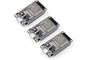 ELEGOO 3pcs ESP-32 USB Tyce-C Development Board | 2.4GHz Dual Mode WiFi+4.2G Bluetooth Dual Core Microcontroller for Arduino IDE, Support AP/STA/AP+STA, CP2102 Serial Chip