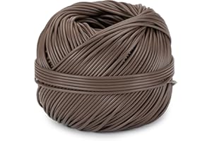 Flandria Lien Souple Tube Creux pour Attacher Plantes 45m, Marron