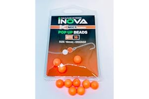 Inova Pop Up Floating Beads: Orange: 10mm